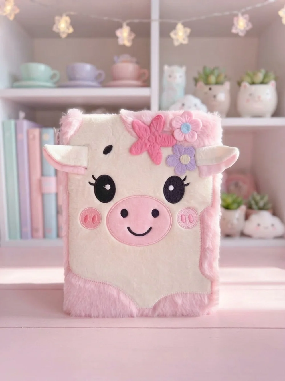 Chase Wonder Cow Large Furry Sketchbook